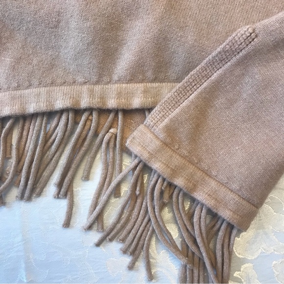 FRINGE KNIT VEST, super soft knit, size S/M, light pink/blush - Picture 5 of 9
